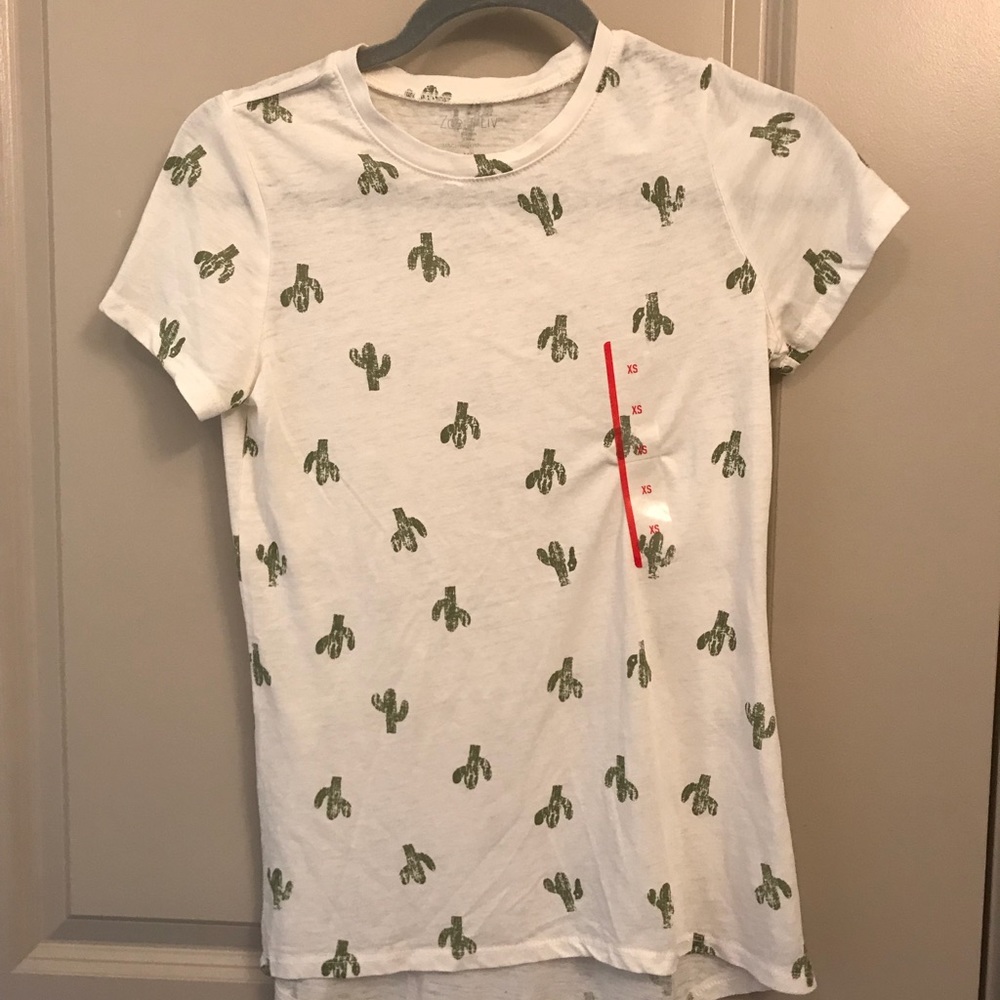 Zoe and Liv Cactus baby tee size XS NWT
